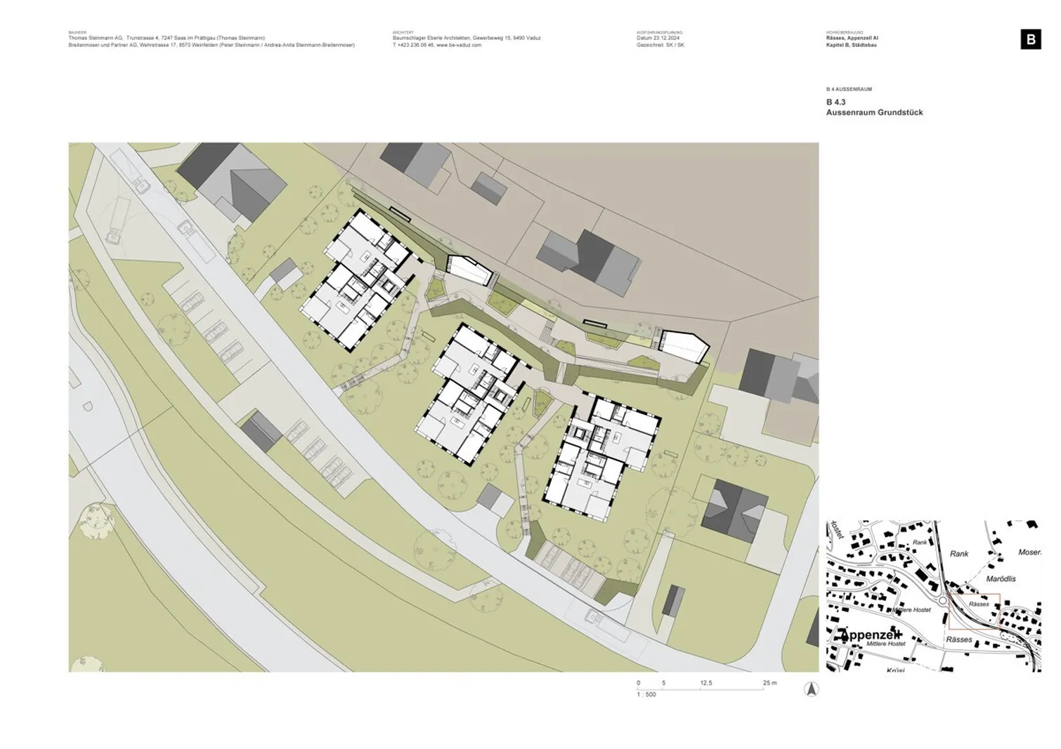 Exklusiv Wohnen mit Bergsicht Neubauprojekt Rässes Hirschbergstrasse 29 a, b, c