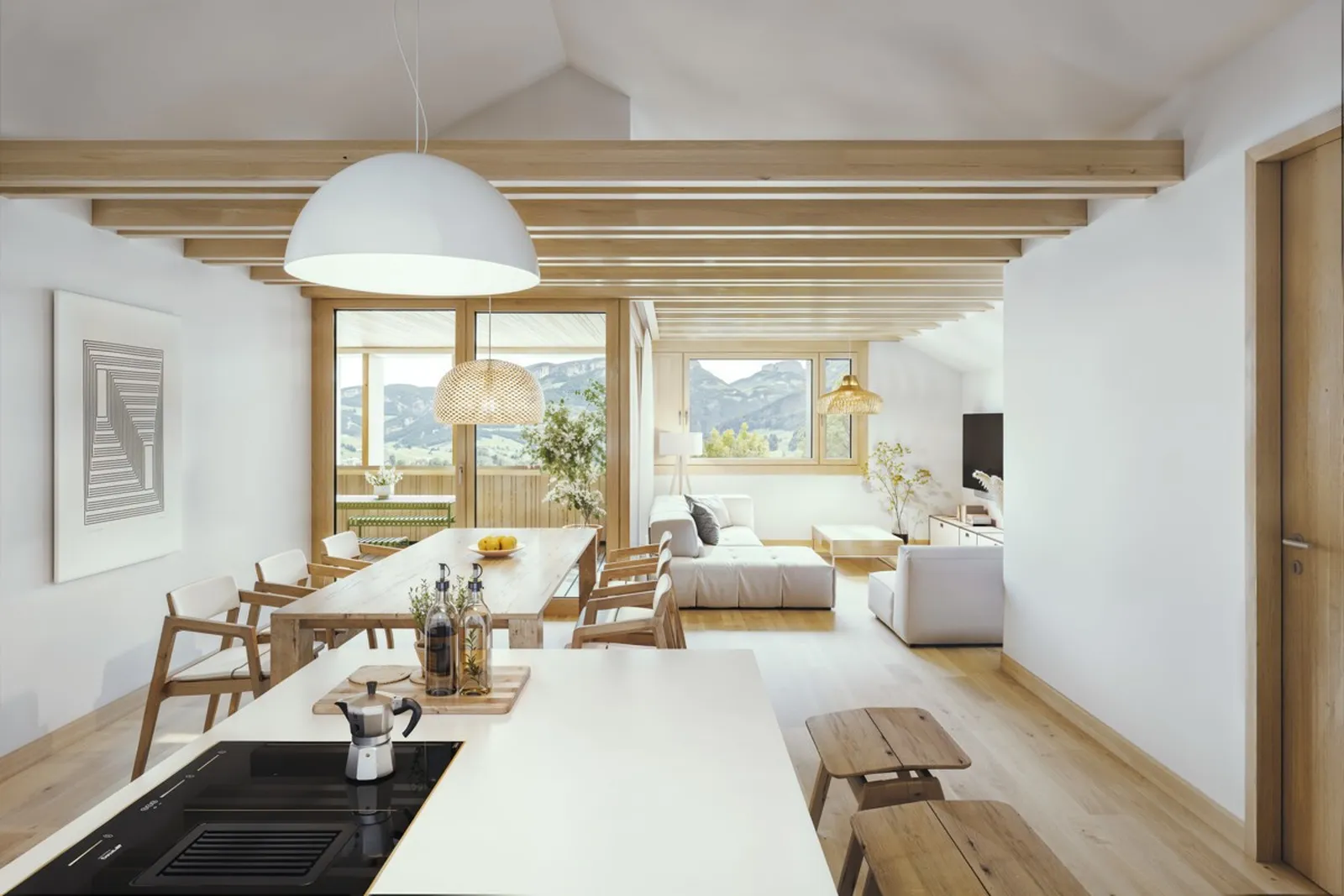 Exklusiv Wohnen mit Bergsicht Neubauprojekt Rässes Hirschbergstrasse 29 a, b, c