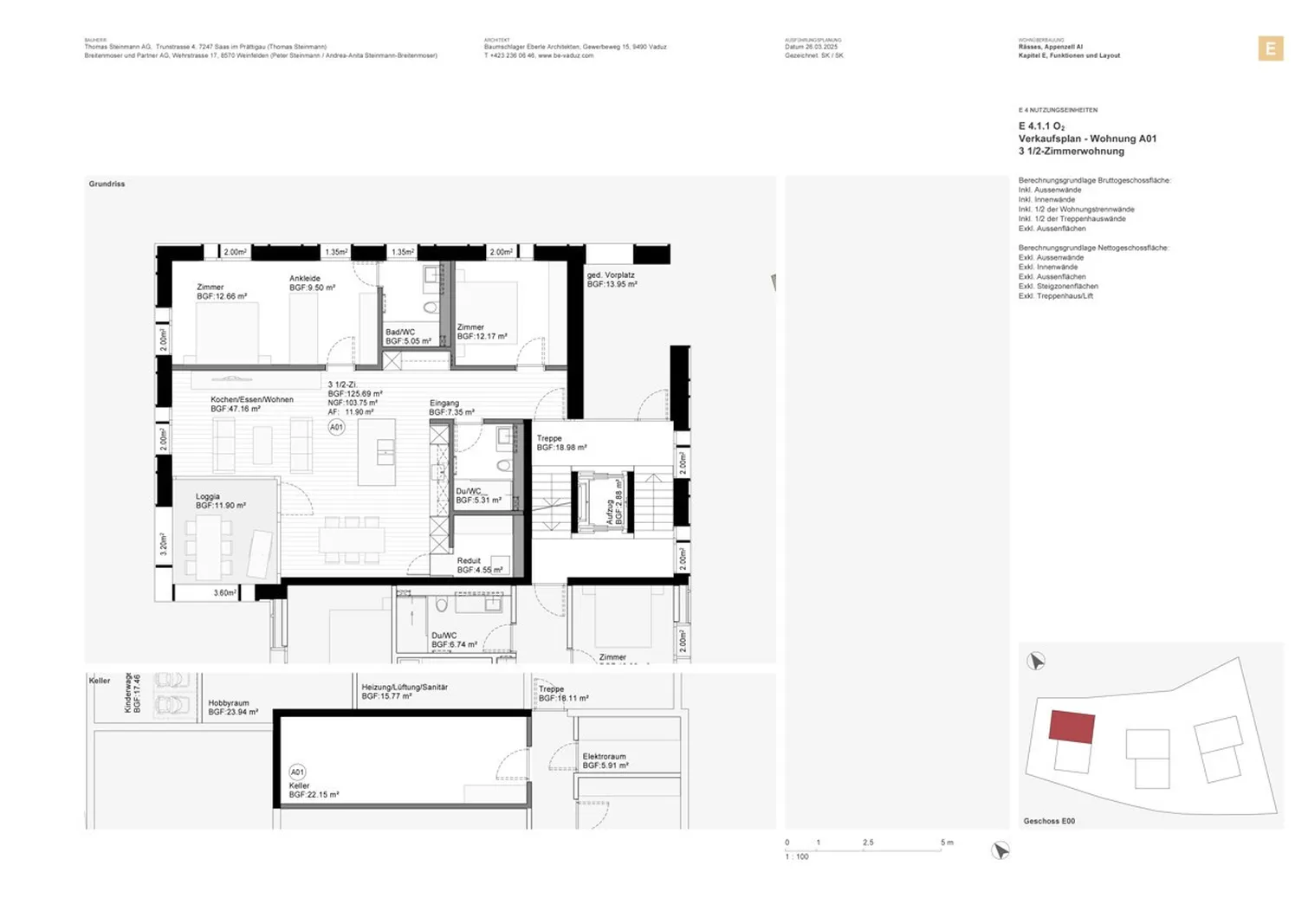 Exklusiv Wohnen mit Bergsicht Neubauprojekt Rässes Hirschbergstrasse 29 a, b, c
