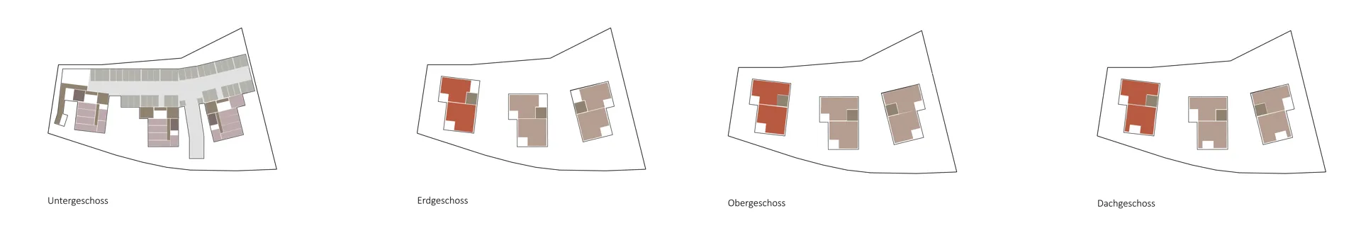 Geschosspläne Haus A